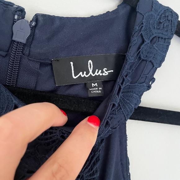 Lulu's Blue Formal Dress - Picture 4 of 4